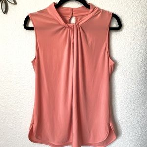 Coral Donna Karan blouse